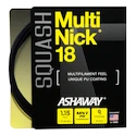 Cordage de raquettes de squash Ashaway  Multinick 18 Black Set