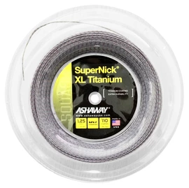 Cordage de raquettes de squash Ashaway SuperNick XL Ti 1,25 mm - 110 m