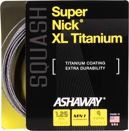 Cordage de raquettes de squash Ashaway SuperNick XL Ti