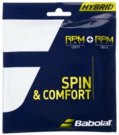 Cordage de tennis Babolat RPM Blast 125 + RPM Soft 130