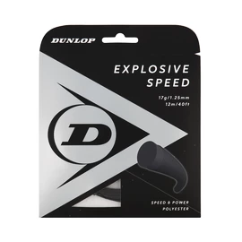 Cordage de tennis Dunlop Explosive Speed Black 1.25 Set (12 m)