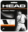 Cordage de tennis Head Sonic Pro 17 Black 1.25 mm (12 m)