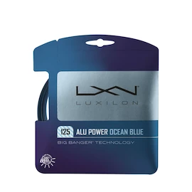 Cordage de tennis Luxilon Alu Power 125 Set Ocean Blue