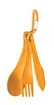 Couverts Sea to summit  Delta Cutlery Set Orange