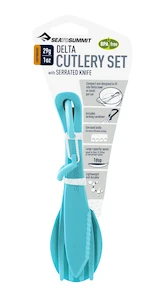 Couverts Sea to summit  Delta Cutlery Set Pacific Blue