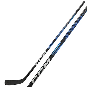 Crosse de hockey en matière composite CCM JetSpeed FT7 PRO Blue Intermediate 29 main droite en bas, flex 65