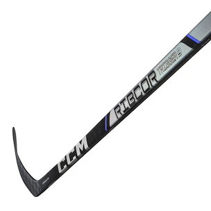 Crosse de hockey en matière composite CCM Ribcor Trigger 9 Junior 29 main droite en bas, flex 40