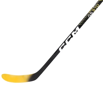 Crosse de hockey en matière composite CCM Tacks AS 570 Junior 28 main gauche en bas, flex 40