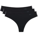 Culotte pour femme Under Armour  PS Thong 3Pack Black