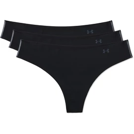 Culotte pour femme Under Armour PS Thong 3Pack Black