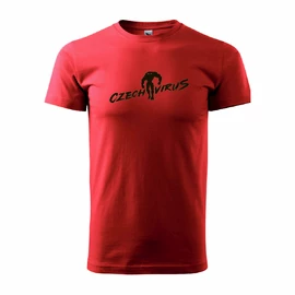 Czech Virus T-shirt basique pour homme, rouge