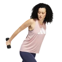 Débardeur pour femme adidas  3-Bar Logo Tank Wonder Mauve