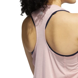 Débardeur pour femme adidas  3-Bar Logo Tank Wonder Mauve XS