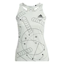 Débardeur pour femme adidas  Club Graphic Tank Linen Green S