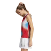 Débardeur pour femme adidas  Melbourne Printed Match Tank White/Red/Blue