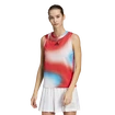 Débardeur pour femme adidas  Melbourne Printed Match Tank White/Red/Blue