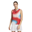 Débardeur pour femme adidas  Melbourne Printed Match Tank White/Red/Blue