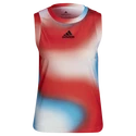 Débardeur pour femme adidas  Melbourne Printed Match Tank White/Red/Blue