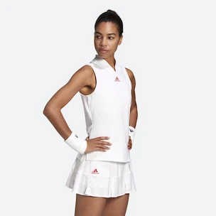 Débardeur pour femme adidas  T Mat. Tank Eng White