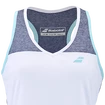 Débardeur pour femme Babolat  Play Tank Top Women White/Blue