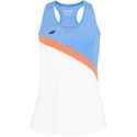 Débardeur pour femme Babolat  Play Tank Top Women White/Blue S