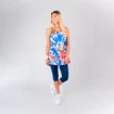 Débardeur pour femme BIDI BADU  Aluna Tech Tank Dark Blue/Neon Red