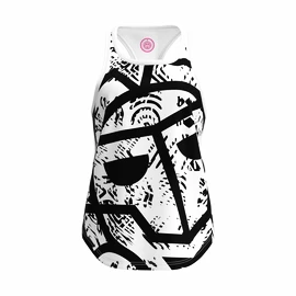 Débardeur pour femme BIDI BADU Melbourne Chill Tank White/Black