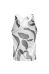 Débardeur pour femme Fila  Top Mila White/Monument