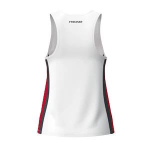 Débardeur pour femme Head  CLUB 25 TECH Tank Top Women Red/White