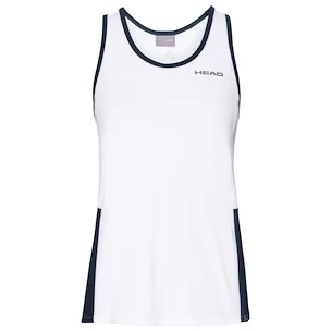Débardeur pour femme Head  Club White/Dark Blue