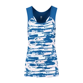 Débardeur pour femme K-Swiss Hypercourt Stripe Tank Print/Classic Blue