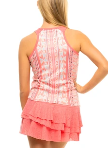 Débardeur pour femme Lucky in Love  Flower Patch Tuck Tank Melon S