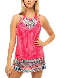 Débardeur pour femme Lucky in Love  Pretty In Ink Bralette Tank Shocking Pink