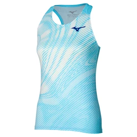 Débardeur pour femme Mizuno Charge Printed Tank Blue Glow