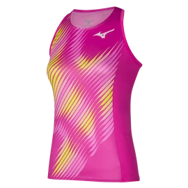 Débardeur pour femme Mizuno Printed Tank Fuchsia fedora