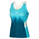 Débardeur pour femme Mizuno  Printed Tank Scuba Blue/Blue Coral