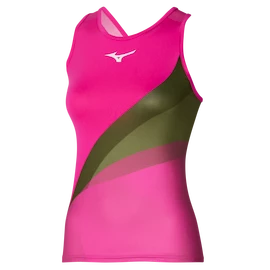 Débardeur pour femme Mizuno Release Printed Tank Pink Glo