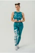 Débardeur pour femme Nebbia Barbell Therapy Rough Girl 617 green