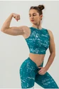 Débardeur pour femme Nebbia Barbell Therapy Rough Girl 617 green