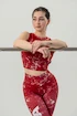 Débardeur pour femme Nebbia Barbell Therapy Rough Girl 617 red