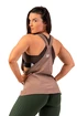 Débardeur pour femme Nebbia  Sleeveless Loose Cross Back Tank Top "Feeling Good" 419 Brown