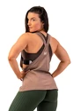 Débardeur pour femme Nebbia  Sleeveless Loose Cross Back Tank Top "Feeling Good" 419 Brown