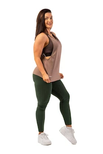 Débardeur pour femme Nebbia  Sleeveless Loose Cross Back Tank Top "Feeling Good" 419 Brown