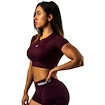 Débardeur pour femme Nebbia STRONG BEAUTY Open-back Cropped Top 430 dark red