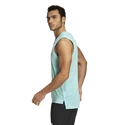 Débardeur pour homme Adidas  Paris Sleeveless Aqua