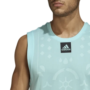 Débardeur pour homme adidas  Paris Sleeveless Aqua