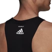 Débardeur pour homme adidas Run Logo Tank Noir