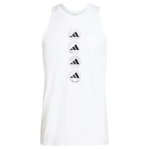 Débardeur pour homme adidas  Run Logo Tank White