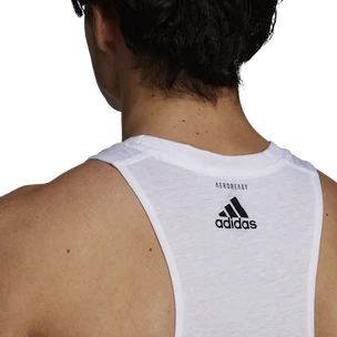 Débardeur pour homme adidas  Run Logo Tank White