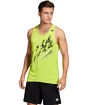 Débardeur pour homme adidas  Speed Singlet green